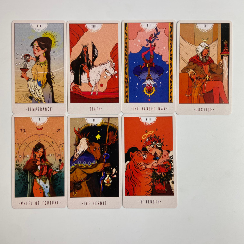 Карты Таро White Numen Tarot Белого Божества уменьшенная колода по системе Уэйта