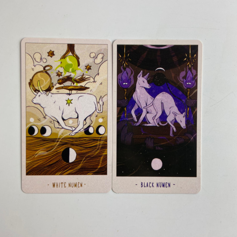 Карты Таро White Numen Tarot Белого Божества уменьшенная колода по системе Уэйта