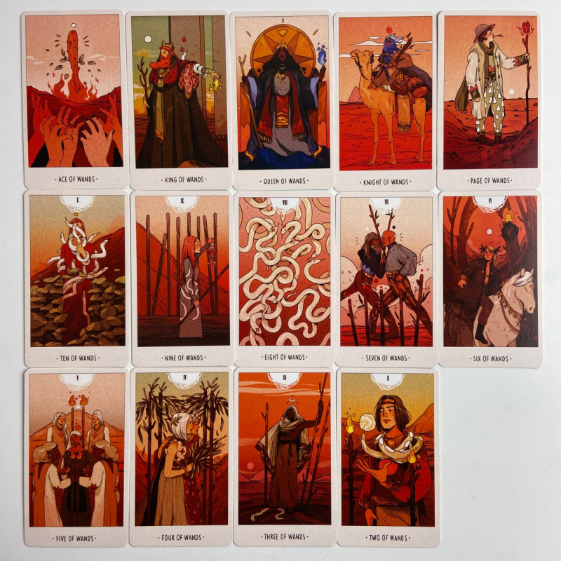 Карты Таро White Numen Tarot Белого Божества уменьшенная колода по системе Уэйта