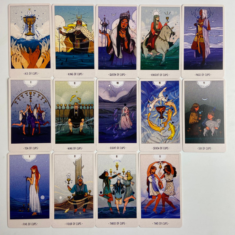 Карты Таро White Numen Tarot Белого Божества уменьшенная колода по системе Уэйта