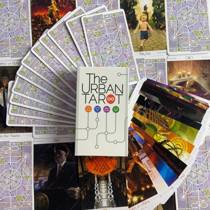 Карти Таро The Urban Tarot Міське Таро зменшена колода англійською мовою