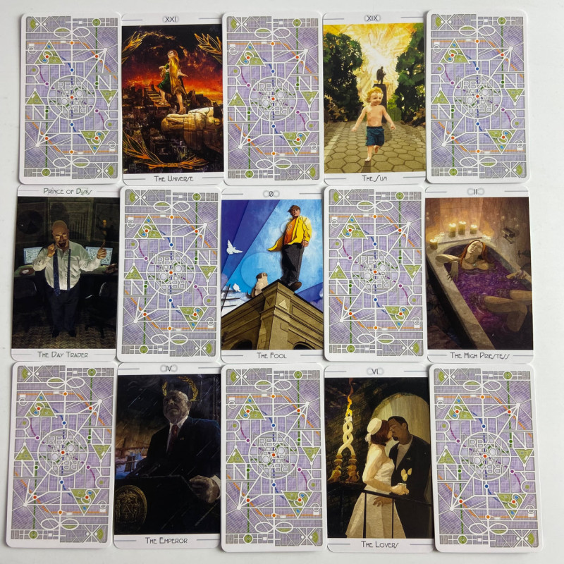 Карти Таро The Urban Tarot Міське Таро зменшена колода англійською мовою