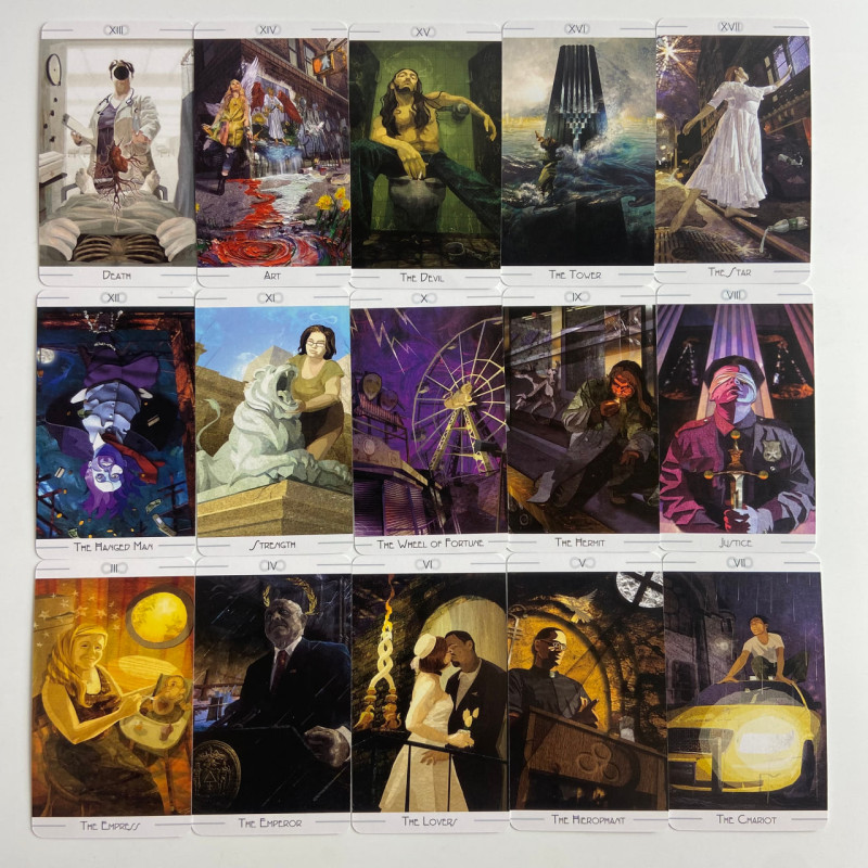Карти Таро The Urban Tarot Міське Таро зменшена колода англійською мовою