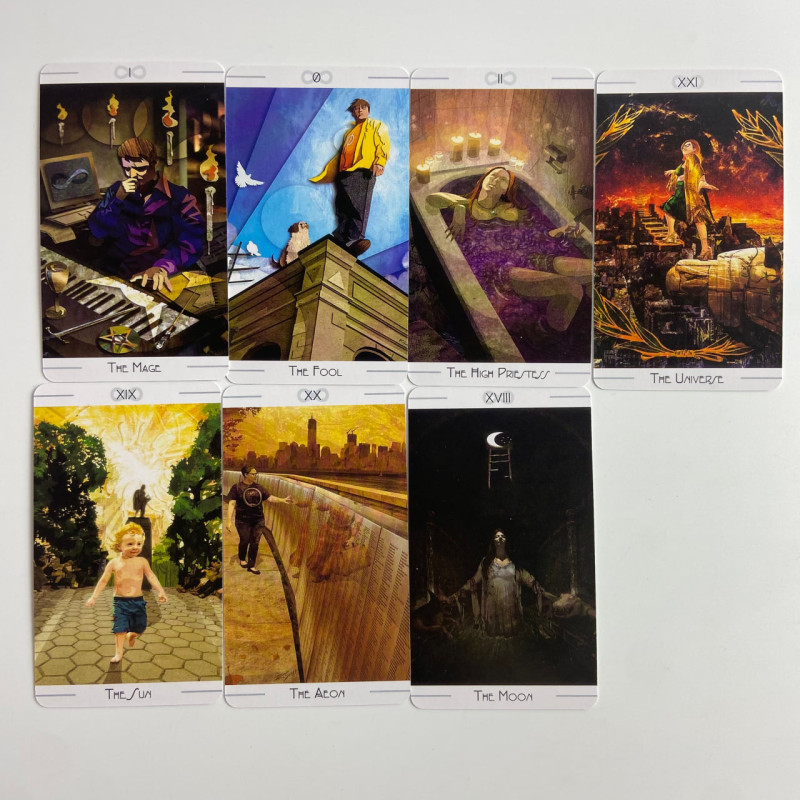Карти Таро The Urban Tarot Міське Таро зменшена колода англійською мовою