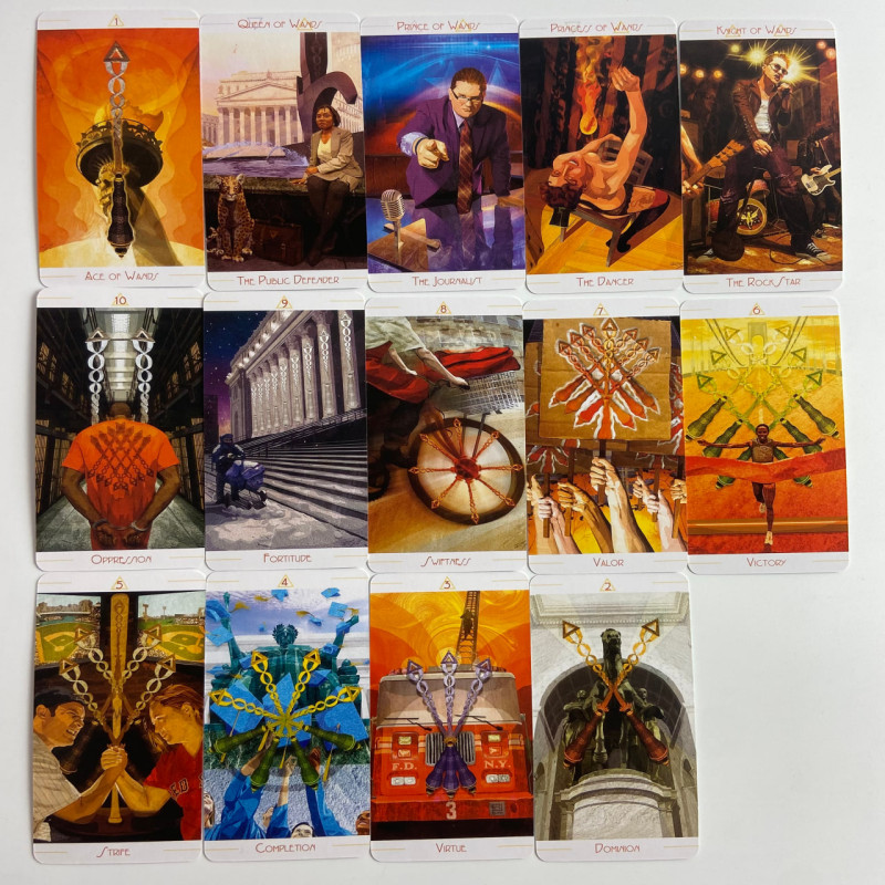 Карти Таро The Urban Tarot Міське Таро зменшена колода англійською мовою