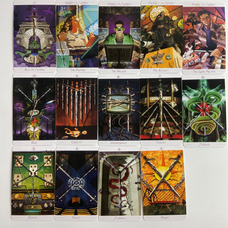 Карти Таро The Urban Tarot Міське Таро зменшена колода англійською мовою