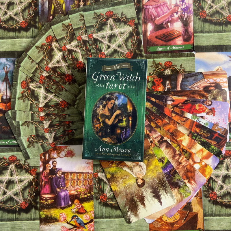 Карты Таро The Green Witch Tarot Зелёной Ведьмы кельтская тематика