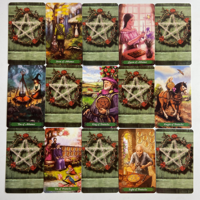 Карты Таро The Green Witch Tarot Зелёной Ведьмы кельтская тематика