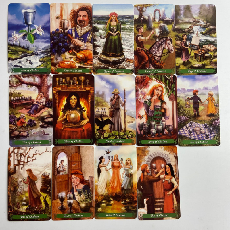 Карты Таро The Green Witch Tarot Зелёной Ведьмы кельтская тематика