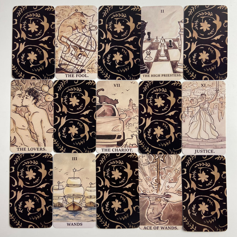 Карты Таро The Ink Witch Tarot Deck (Чорнильной Ведьмы) уменьшенная колода