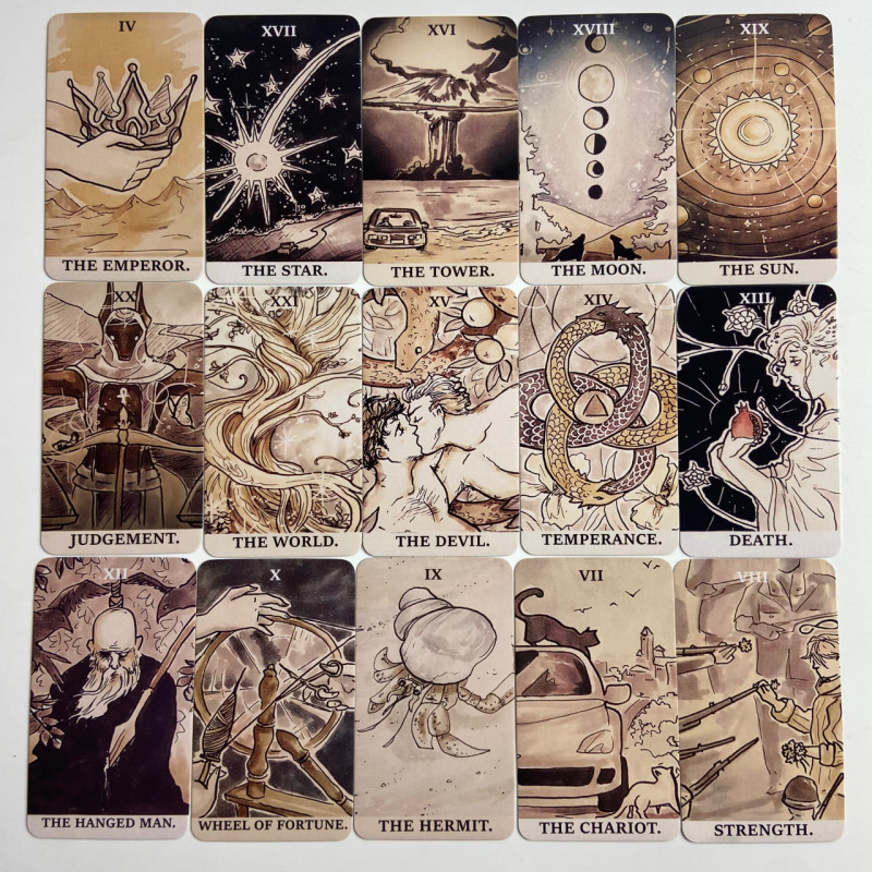 Карты Таро The Ink Witch Tarot Deck (Чорнильной Ведьмы) уменьшенная колода