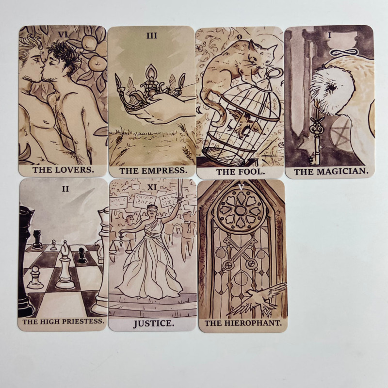 Карты Таро The Ink Witch Tarot Deck (Чорнильной Ведьмы) уменьшенная колода
