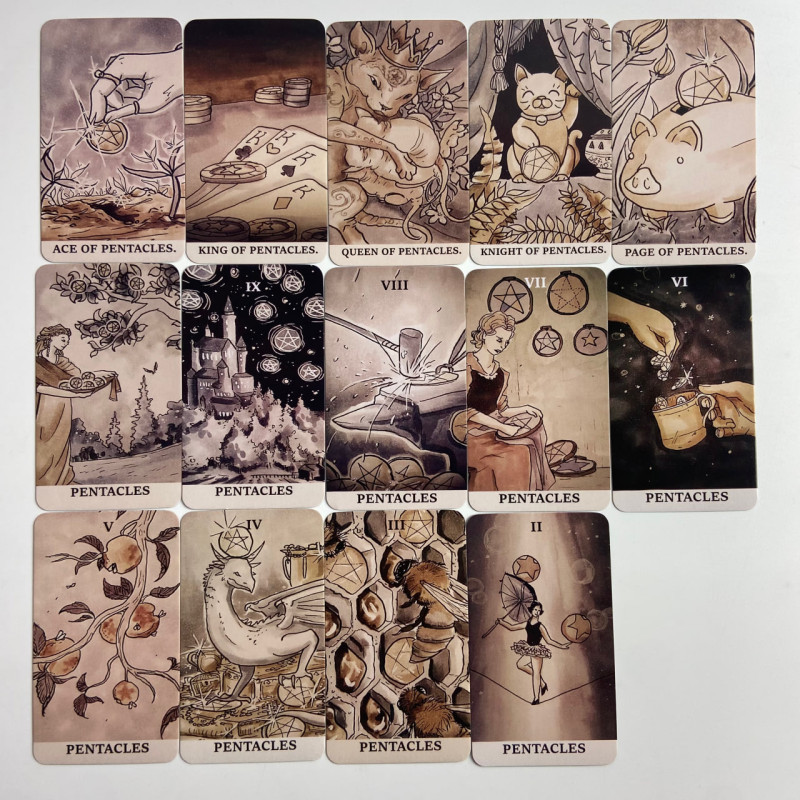Карты Таро The Ink Witch Tarot Deck (Чорнильной Ведьмы) уменьшенная колода