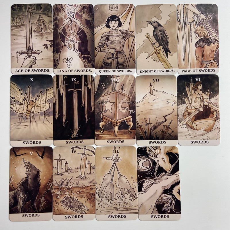 Карты Таро The Ink Witch Tarot Deck (Чорнильной Ведьмы) уменьшенная колода