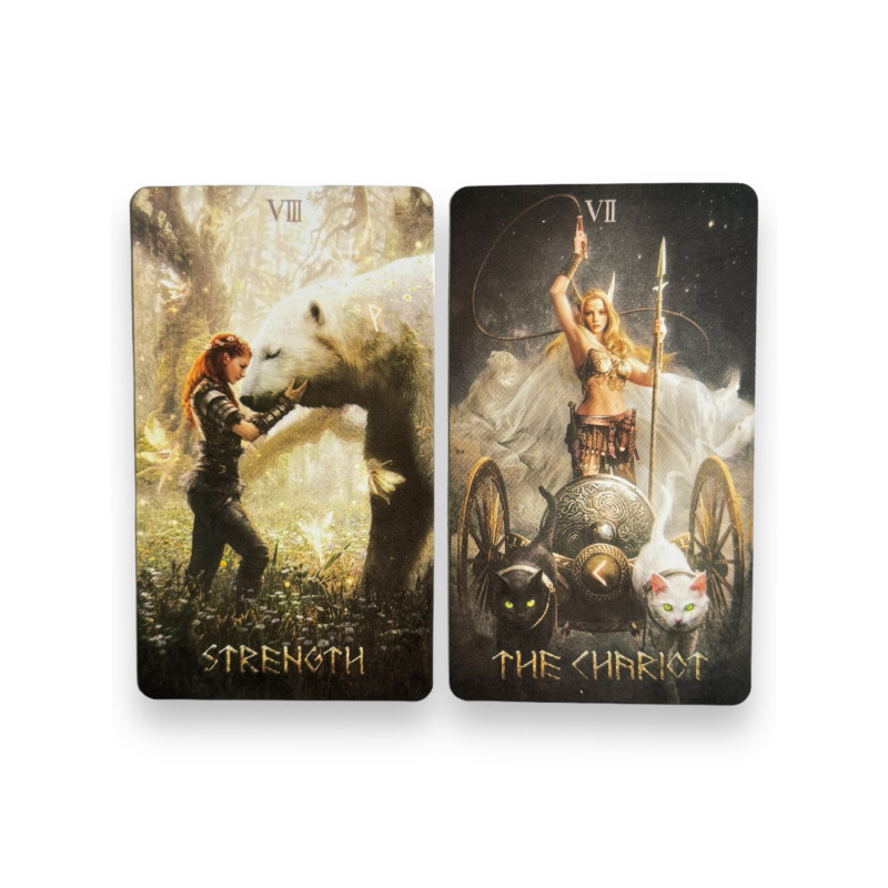 Карты Таро Runic Tarot Руническое таро уменьшенная колода скандинавская мифология