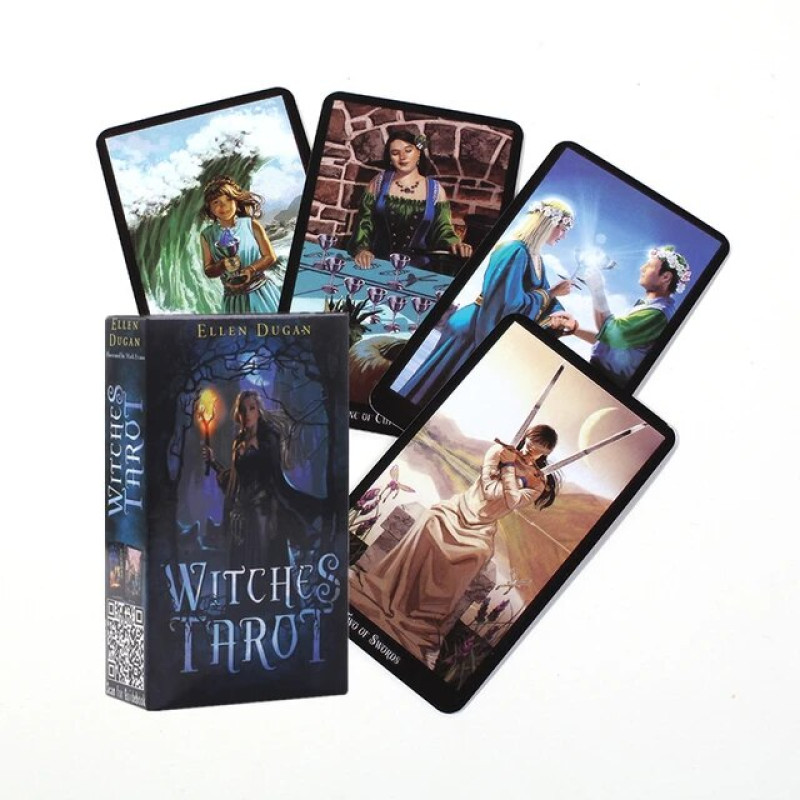 Карти Таро Witches Tarot Чаклунське Таро зменшена колода Еллен Дуган
