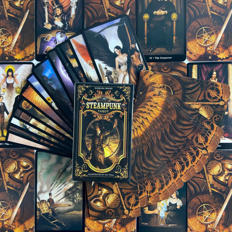 Карты Таро Steampunk Tarot Викторианское стимпанк таро Aly Fell