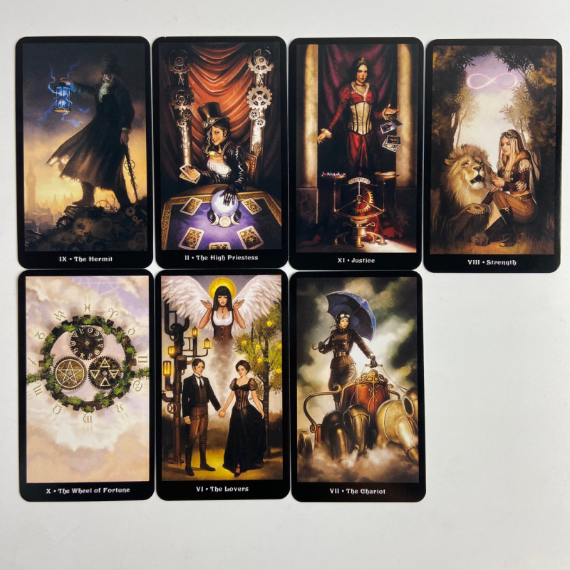 Карты Таро Steampunk Tarot Викторианское стимпанк таро Aly Fell