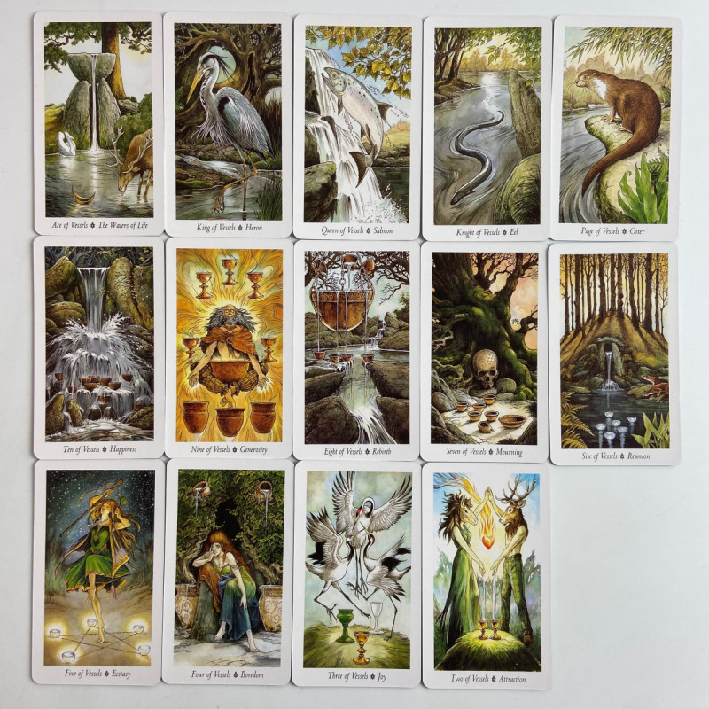 Карти Таро Wild Wood Tarot Дикий ліс зменшена колода з кельтською тематикою
