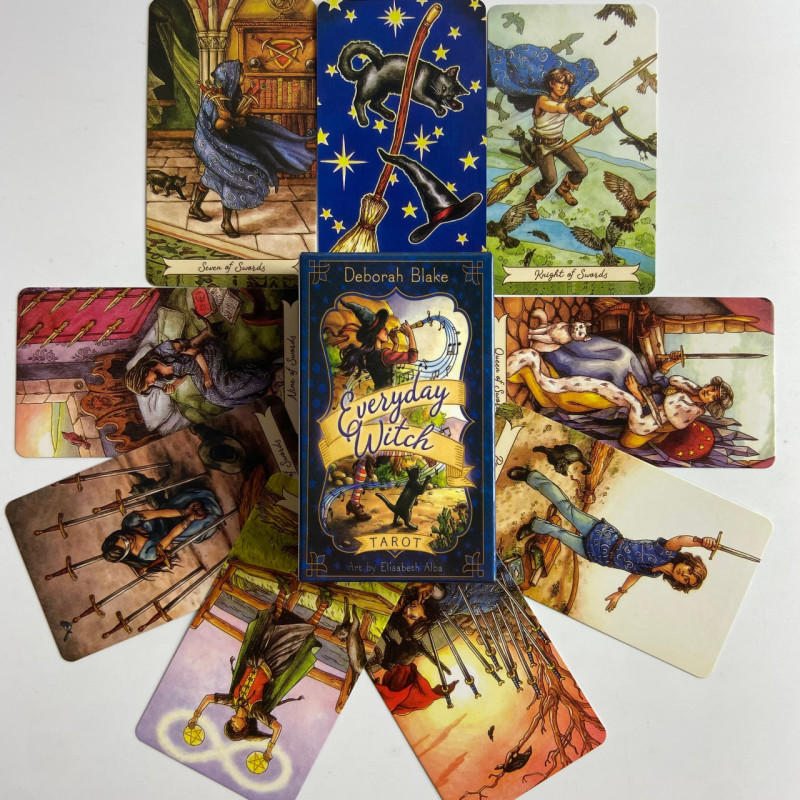 Таро-карты Everyday Witch Tarot «Повседневное Таро Ведьм», уменьшенная колода
