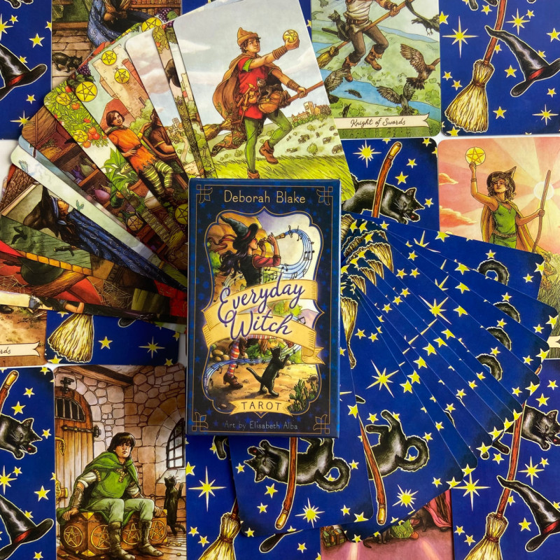 Таро-карты Everyday Witch Tarot «Повседневное Таро Ведьм», уменьшенная колода