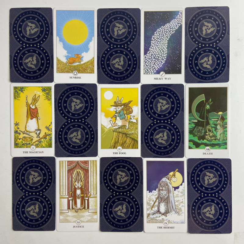 Карти Таро Lunalapin Tarot Місячного Кролика у стилі Райдер-Уейт