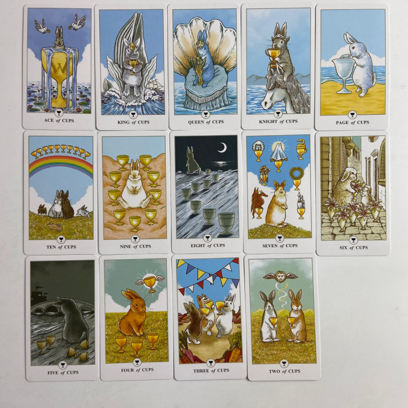 Карти Таро Lunalapin Tarot Місячного Кролика у стилі Райдер-Уейт