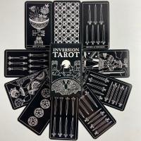 Таро-карты Inversion Tarot. Перевёрнутое Таро в марсельском стиле, карманная колода