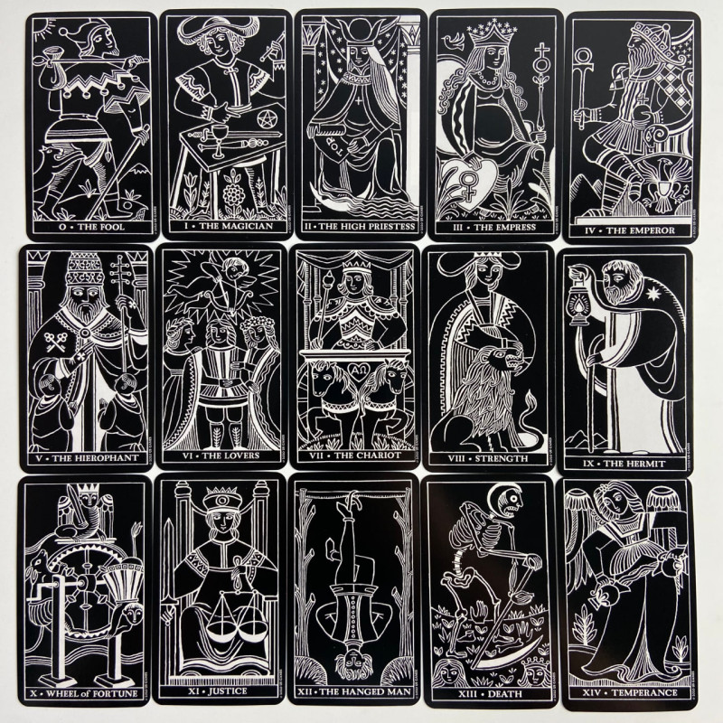 Таро-карты Inversion Tarot. Перевёрнутое Таро в марсельском стиле, карманная колода