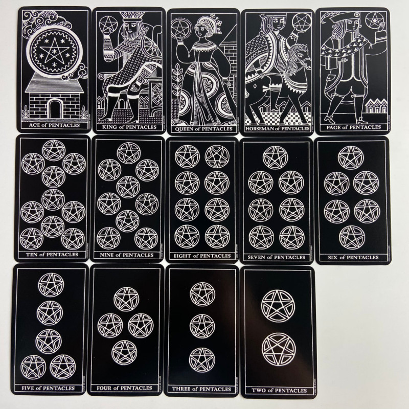 Таро-карты Inversion Tarot. Перевёрнутое Таро в марсельском стиле, карманная колода