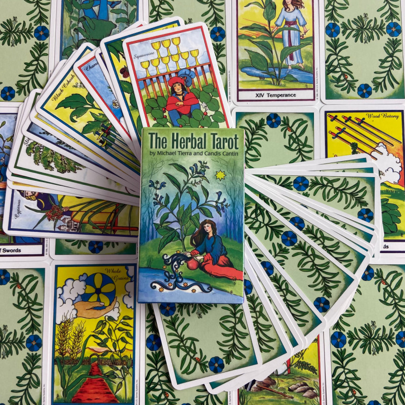 Карты Таро Herbal Tarot «Травы», уменьшенная колода в стиле Райдера-Уэйта