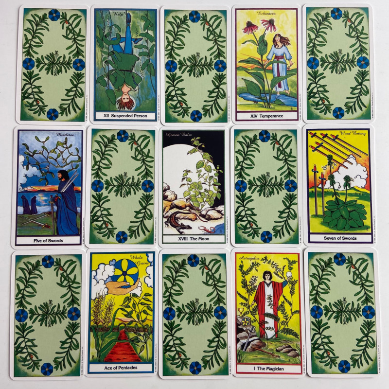 Карты Таро Herbal Tarot «Травы», уменьшенная колода в стиле Райдера-Уэйта