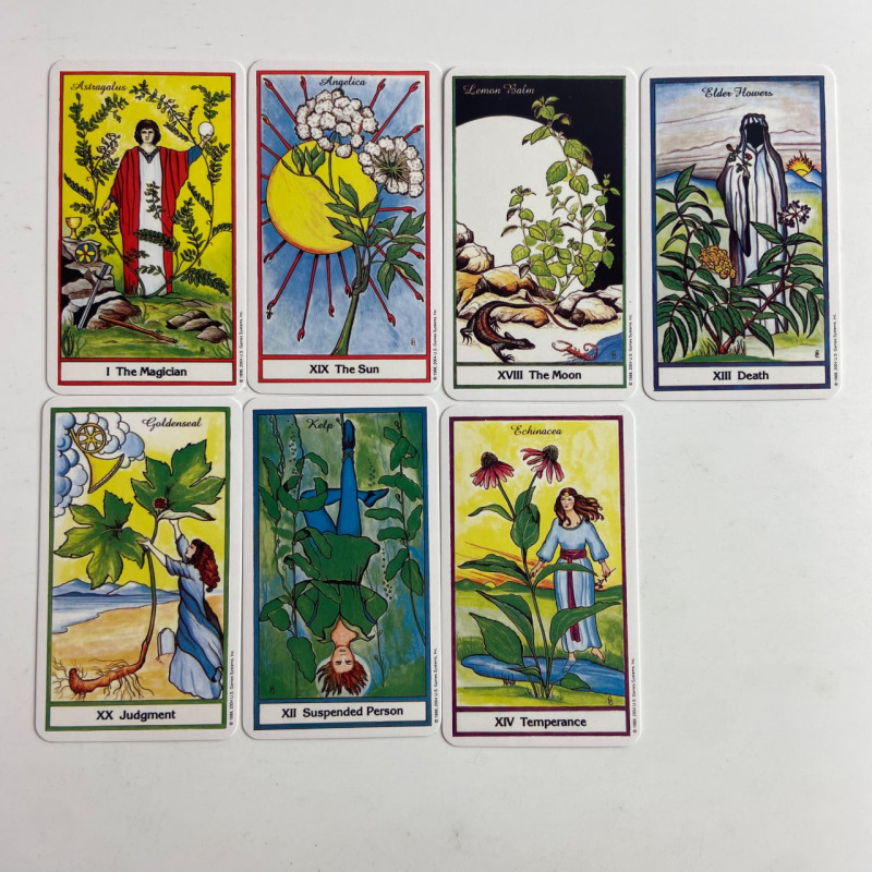 Карты Таро Herbal Tarot «Травы», уменьшенная колода в стиле Райдера-Уэйта