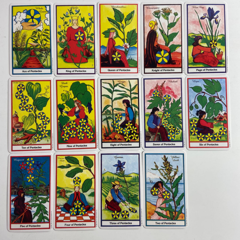 Карты Таро Herbal Tarot «Травы», уменьшенная колода в стиле Райдера-Уэйта