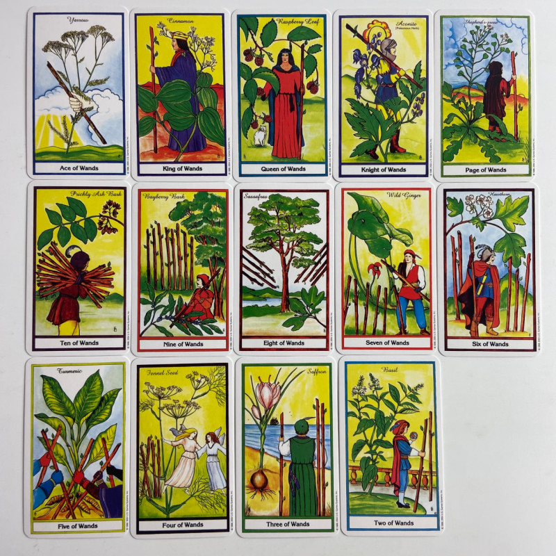 Карты Таро Herbal Tarot «Травы», уменьшенная колода в стиле Райдера-Уэйта