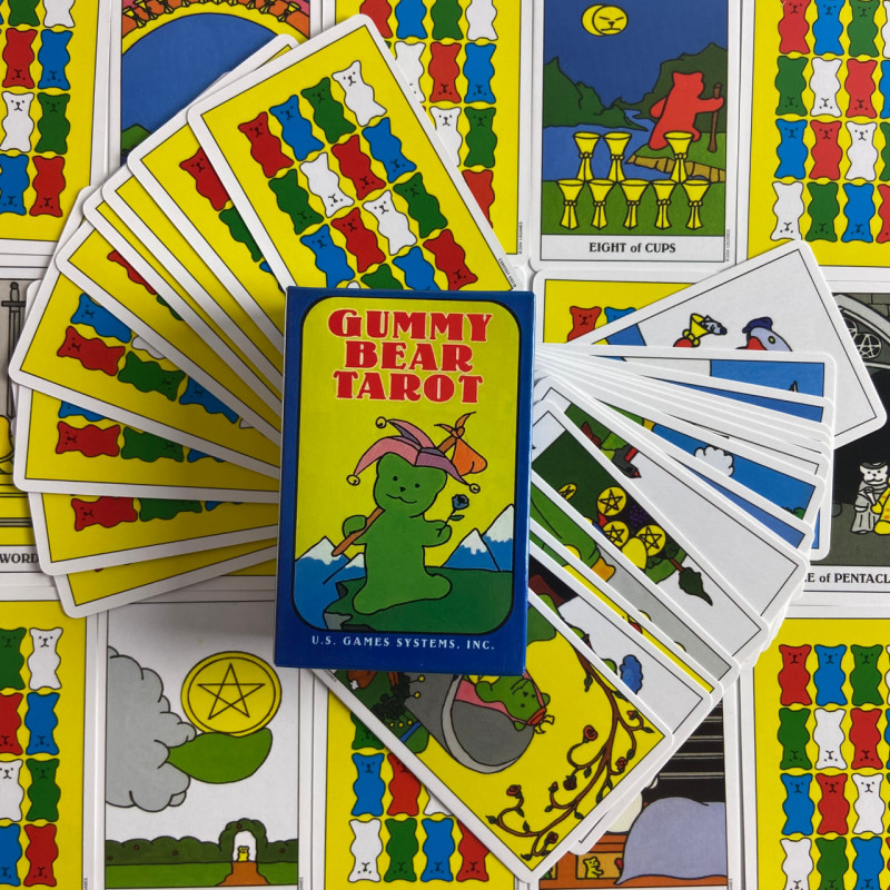 Карты Таро Gummy Bear Tarot Ведмедики Гамми колода Райдера-Уэйта