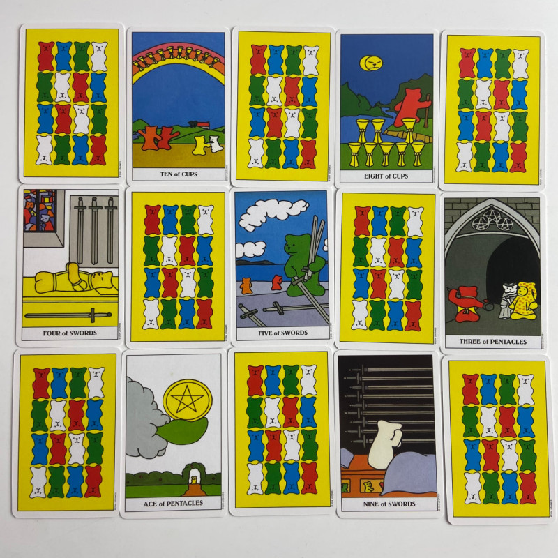 Карты Таро Gummy Bear Tarot Ведмедики Гамми колода Райдера-Уэйта