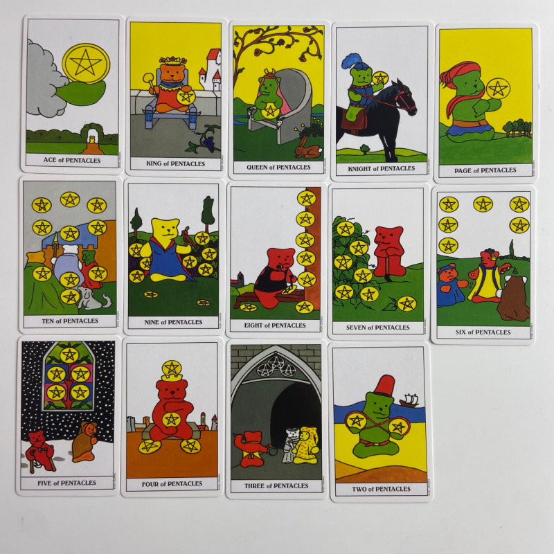 Карты Таро Gummy Bear Tarot Ведмедики Гамми колода Райдера-Уэйта