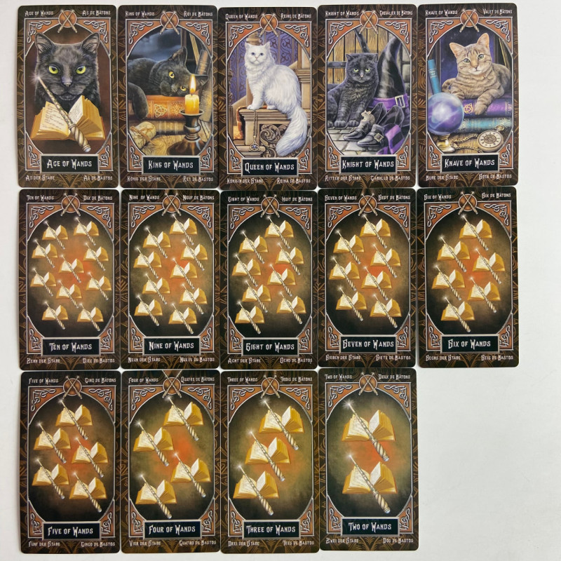 Карти Таро Familiars Tarot Lisa Parker зменшена колода з тваринами