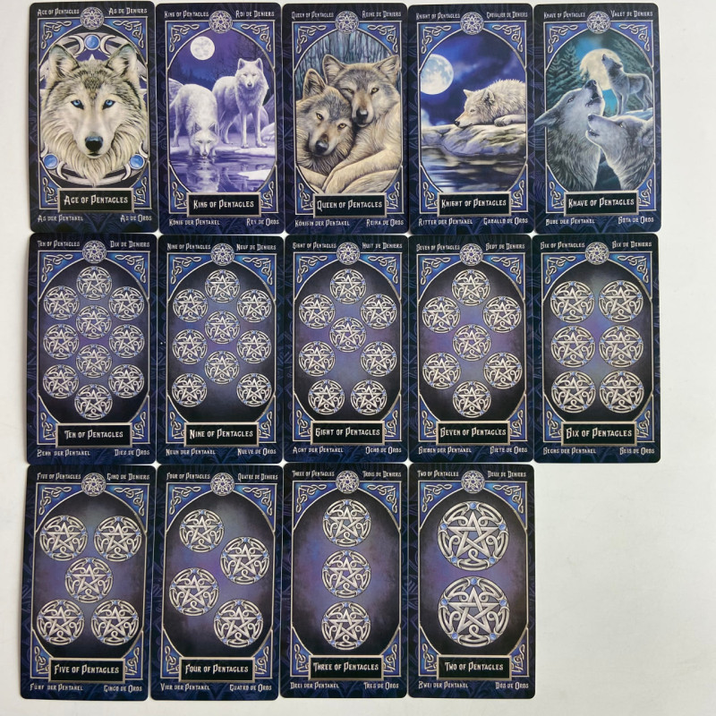 Карти Таро Familiars Tarot Lisa Parker зменшена колода з тваринами