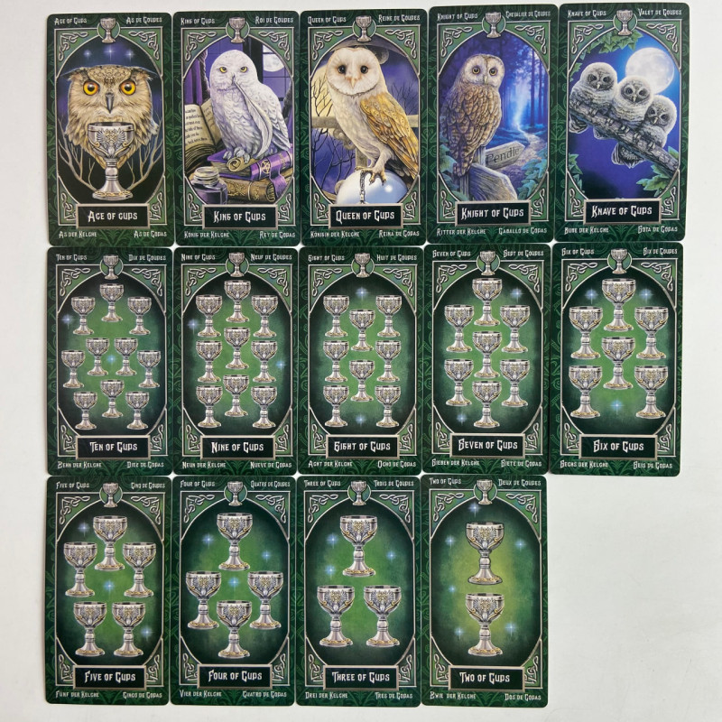 Карти Таро Familiars Tarot Lisa Parker зменшена колода з тваринами