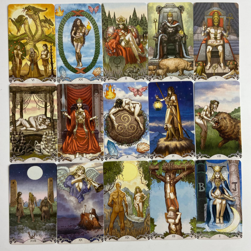 Карты Таро Erotic Fantasy Tarot Deck «Эротические фантазии» уменьшенная колода