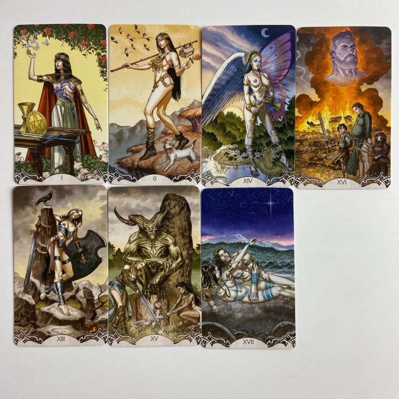 Карты Таро Erotic Fantasy Tarot Deck «Эротические фантазии» уменьшенная колода