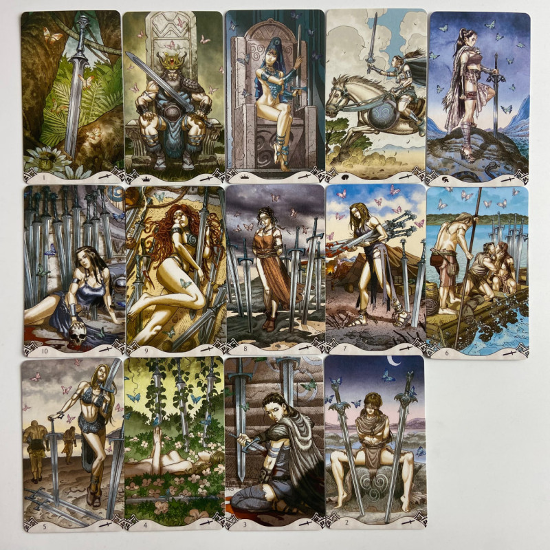 Карты Таро Erotic Fantasy Tarot Deck «Эротические фантазии» уменьшенная колода