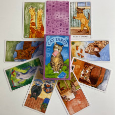 Таро Cat Tarot (кошачья тематика), уменьшенная колода