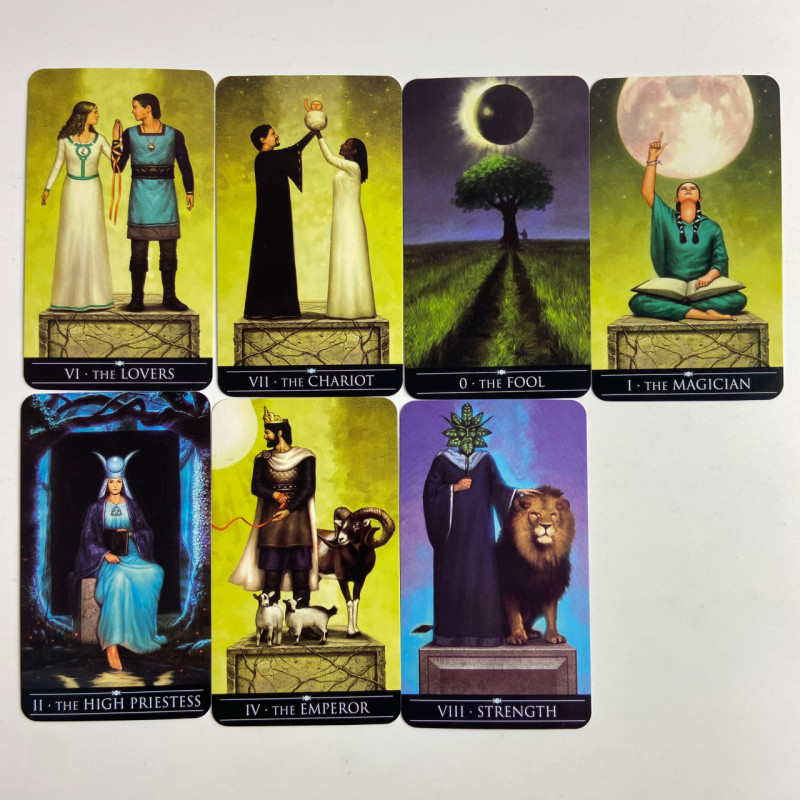Карты Таро Silver Witchcraft Tarot «Серебряное колдовство», уменьшенная колода
