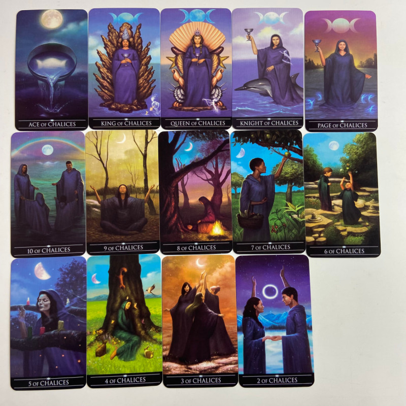 Карты Таро Silver Witchcraft Tarot «Серебряное колдовство», уменьшенная колода