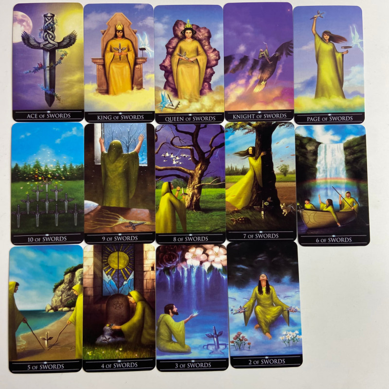 Карты Таро Silver Witchcraft Tarot «Серебряное колдовство», уменьшенная колода