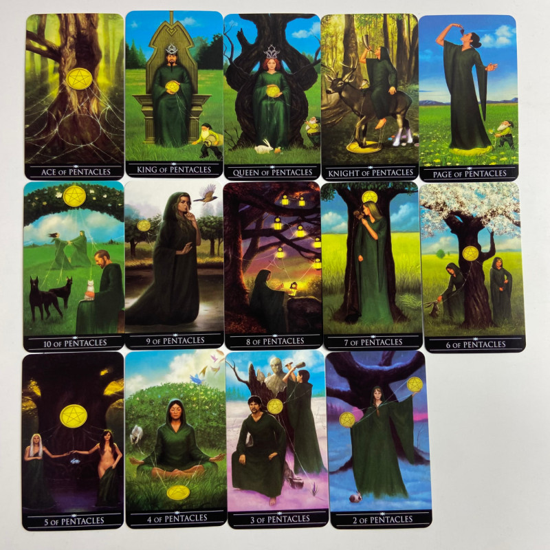 Карты Таро Silver Witchcraft Tarot «Серебряное колдовство», уменьшенная колода