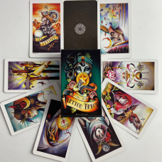 Таро Карты Eight Coins Tattoo Tarot «Восемь монет», колода в стиле тату